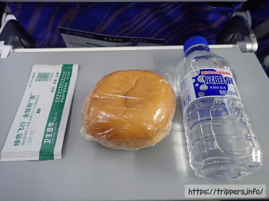 中国南方航空CZ372便の機内食