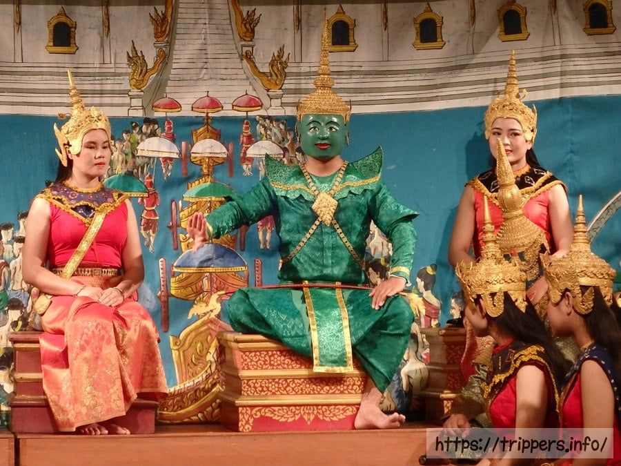 ルアンパバーン国立劇場 伝統舞踊 ラーマヤナ