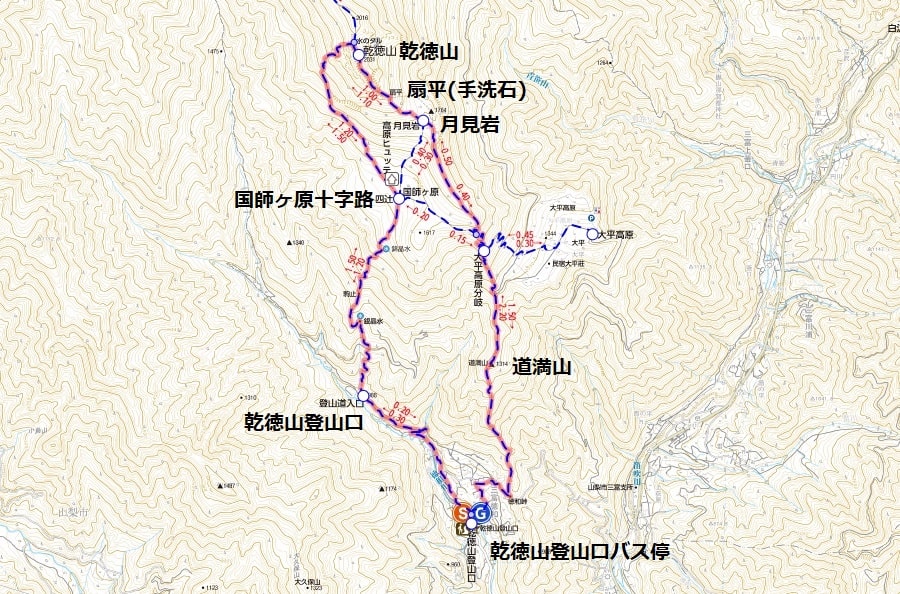 登山地図