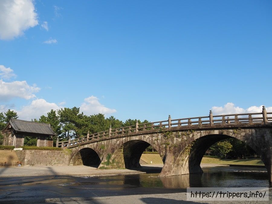 石橋記念公園にある西田橋